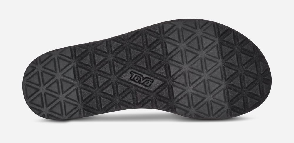 Teva Original Universal Sandaler Dame Hvite Svarte | Norge-1572