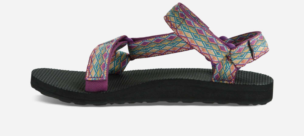 Teva Original Universal Sandaler Dame Mørke Lilla Multicolor | Norge-0724