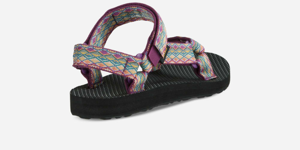 Teva Original Universal Sandaler Dame Mørke Lilla Multicolor | Norge-0724