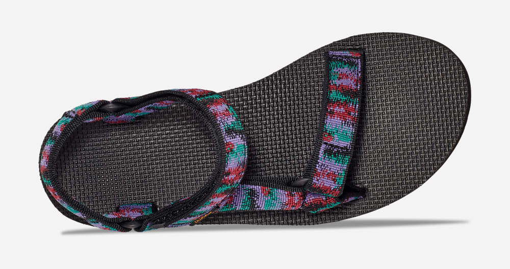 Teva Original Universal Sandaler Dame Svarte | Norge-4152