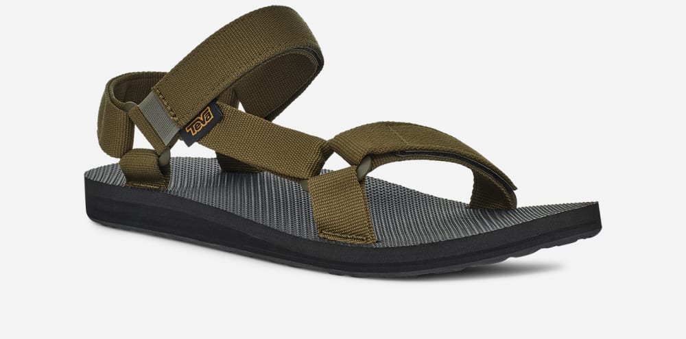 Teva Original Universal Sandaler Herre Mørke Olivengrønne | Norge-1670