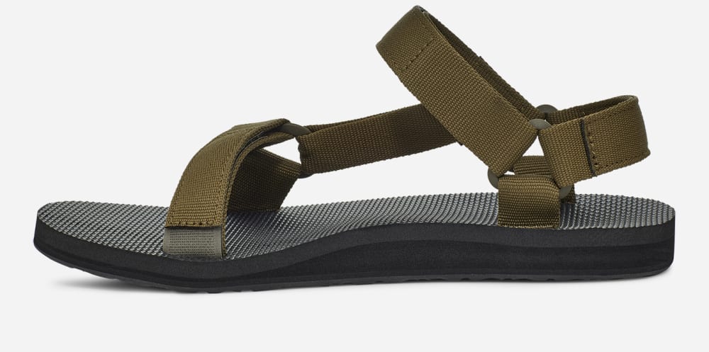 Teva Original Universal Sandaler Herre Mørke Olivengrønne | Norge-1670