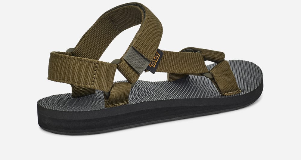 Teva Original Universal Sandaler Herre Mørke Olivengrønne | Norge-1670