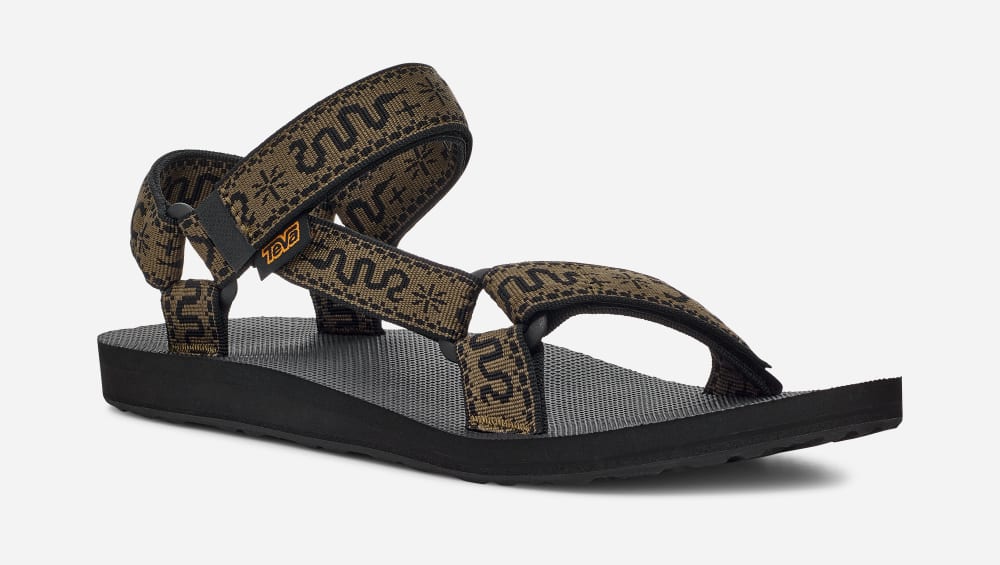 Teva Original Universal Sandaler Herre Mørke Olivengrønne | Norge-3457