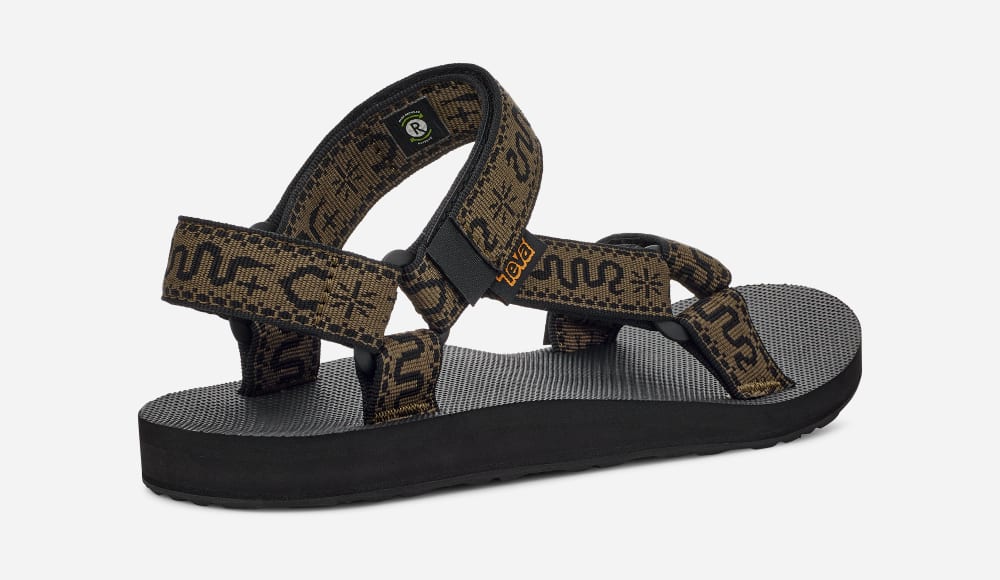 Teva Original Universal Sandaler Herre Mørke Olivengrønne | Norge-3457