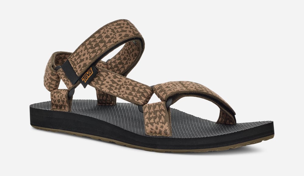 Teva Original Universal Sandaler Herre Mørke Olivengrønne | Norge-3465