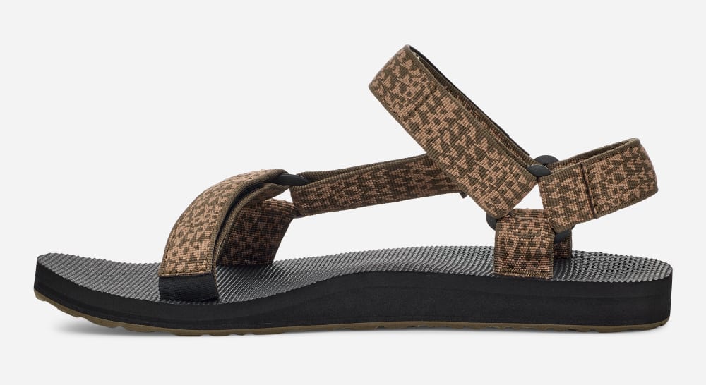 Teva Original Universal Sandaler Herre Mørke Olivengrønne | Norge-3465