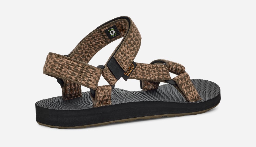 Teva Original Universal Sandaler Herre Mørke Olivengrønne | Norge-3465