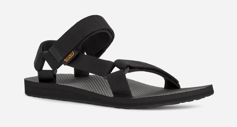 Teva Original Universal Sandaler Herre Svarte | Norge-0927