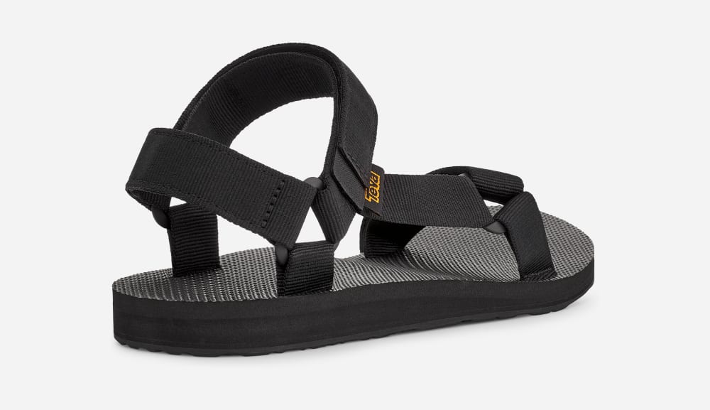 Teva Original Universal Sandaler Herre Svarte | Norge-0927