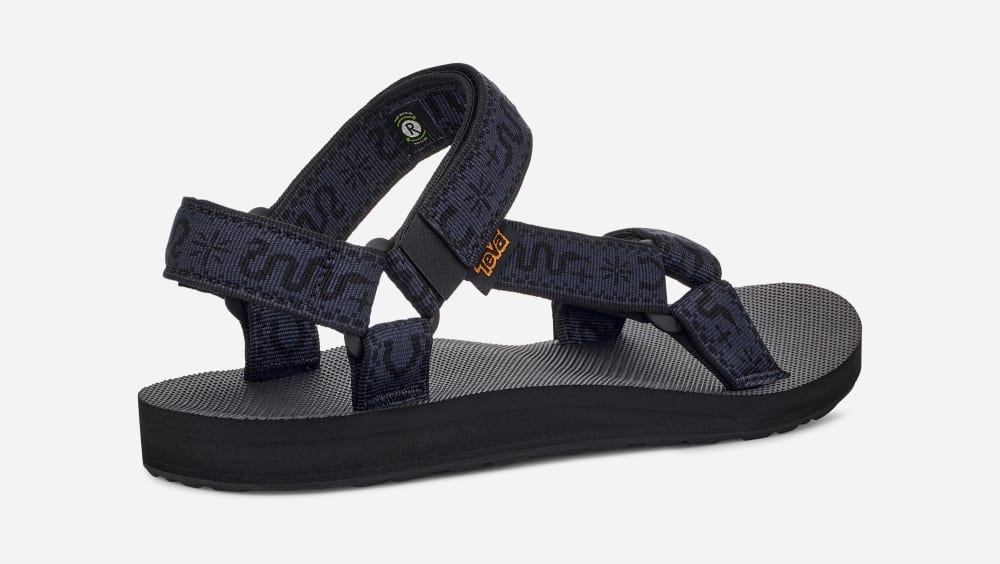 Teva Original Universal Sandaler Herre Svarte | Norge-4869