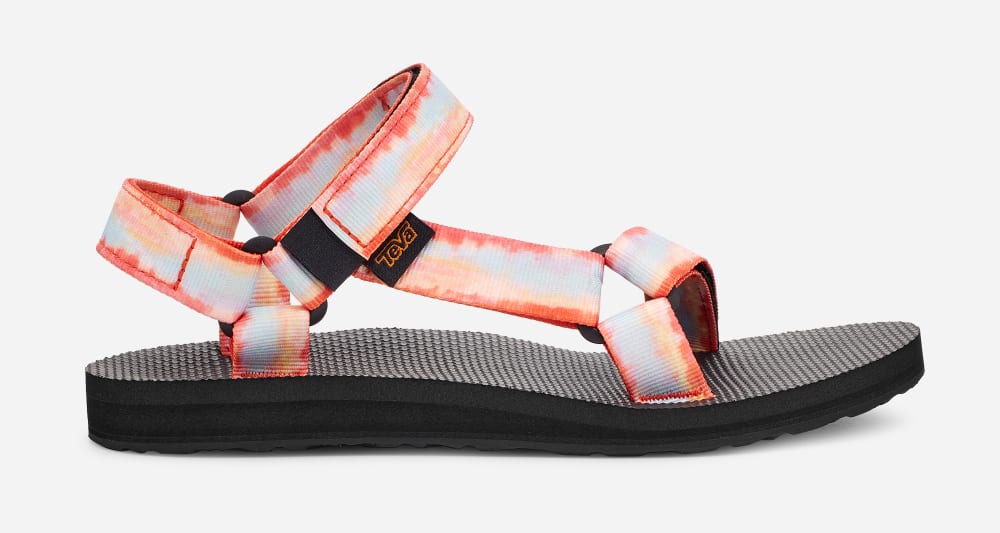 Teva Original Universal Tie-Dye Sandaler Dame Rød | Norge-8791