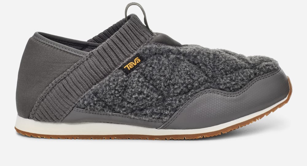 Teva ReEMBER FLEECE Slip On Dame Mørke Grå | Norge-0953