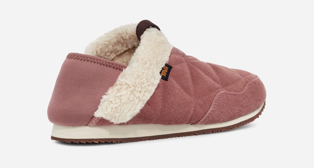 Teva ReEMBER PLUSHED Slip On Dame Burgunder | Norge-8625