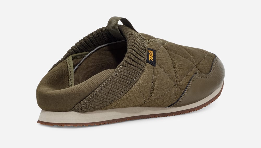 Teva ReEMBER Slip On Dame Mørke Olivengrønne | Norge-6952