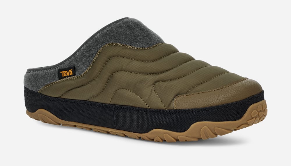 Teva ReEMBER TERRAIN Slip On Herre Mørke Olivengrønne | Norge-0439