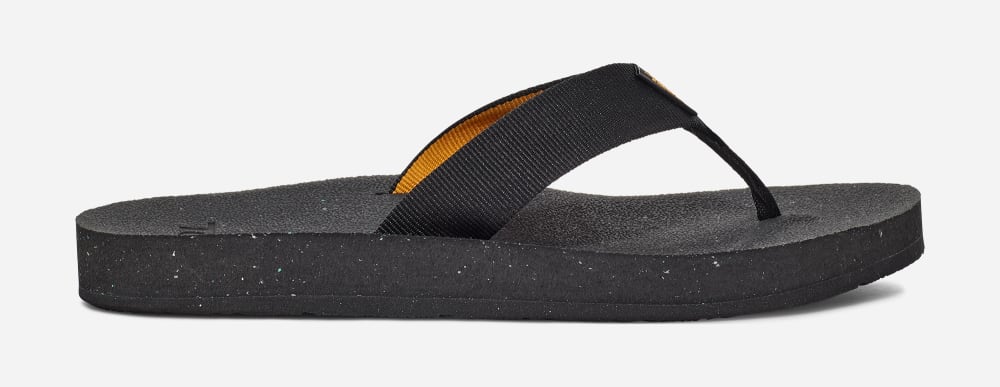 Teva Reflip Flip Flops Dame Svarte | Norge-5864