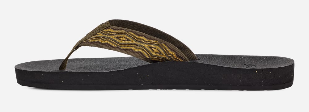 Teva Reflip Flip Flops Herre Mørke Olivengrønne | Norge-0139