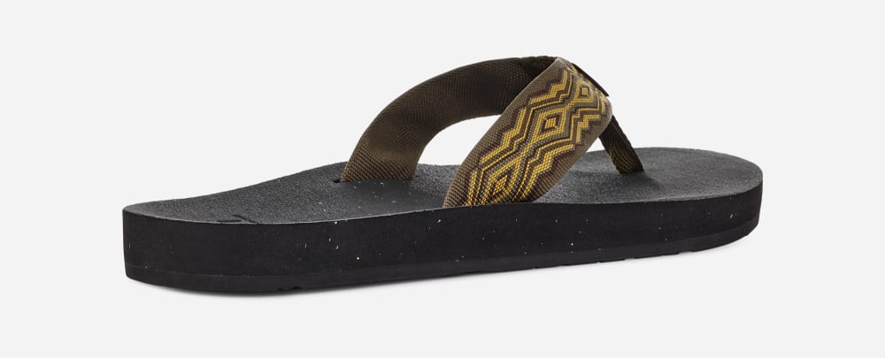 Teva Reflip Flip Flops Herre Mørke Olivengrønne | Norge-0139