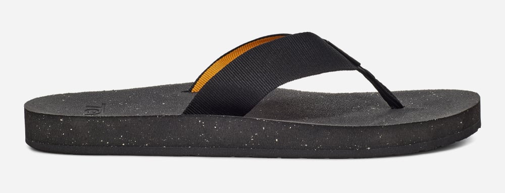 Teva Reflip Flip Flops Herre Svarte | Norge-2153