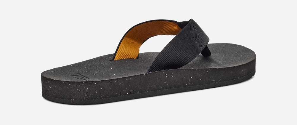 Teva Reflip Flip Flops Herre Svarte | Norge-2153