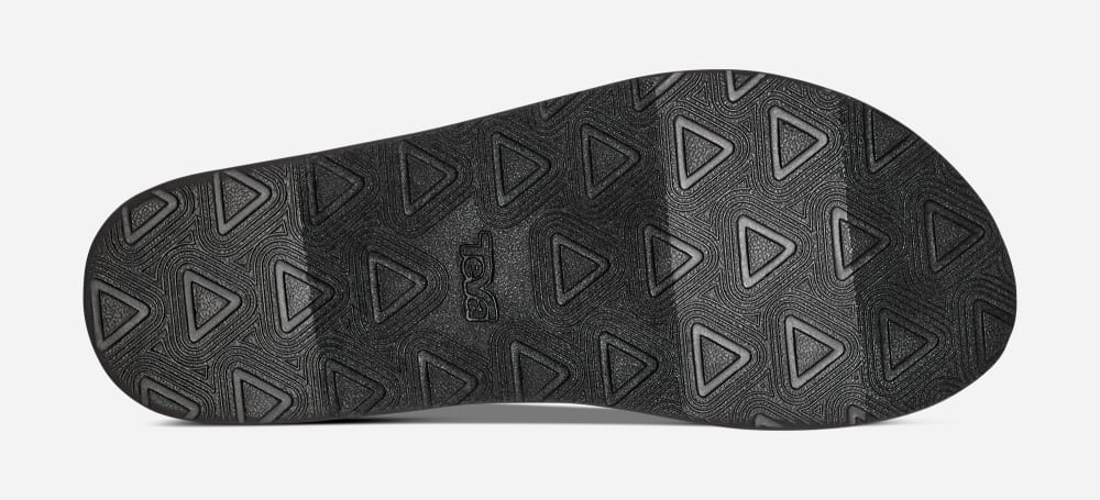 Teva Reflip Strappy Gradiate Flip Flops Dame Svarte Hvite | Norge-5946