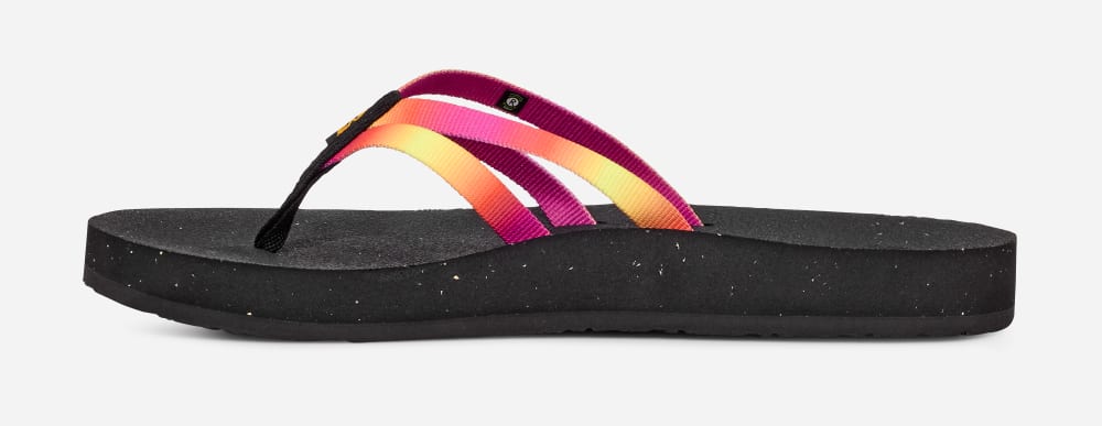 Teva Reflip Strappy Gradiate Flip Flops Dame Rosa Lilla | Norge-6042