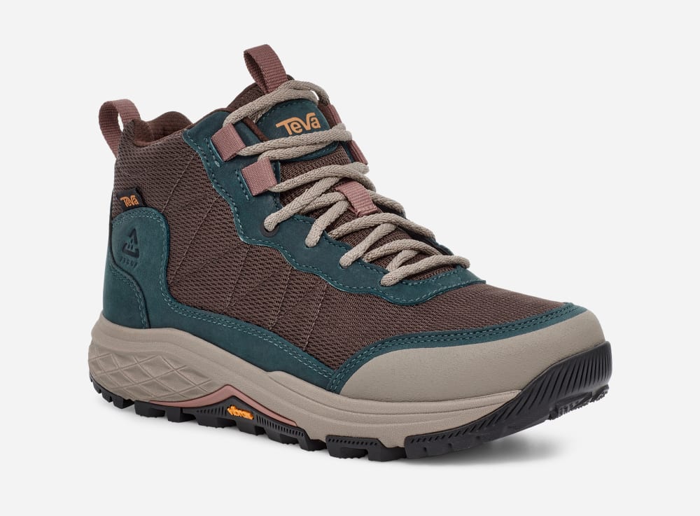 Teva Ridgeview Mid Fjellstøvler Dame Grønn Brune | Norge-8437