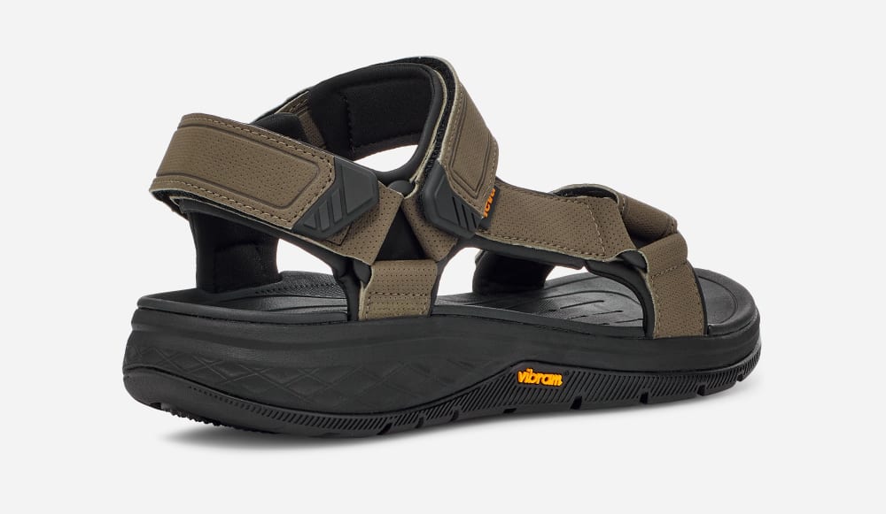 Teva Strata Universal Sandaler Herre Mørke Olivengrønne | Norge-0936