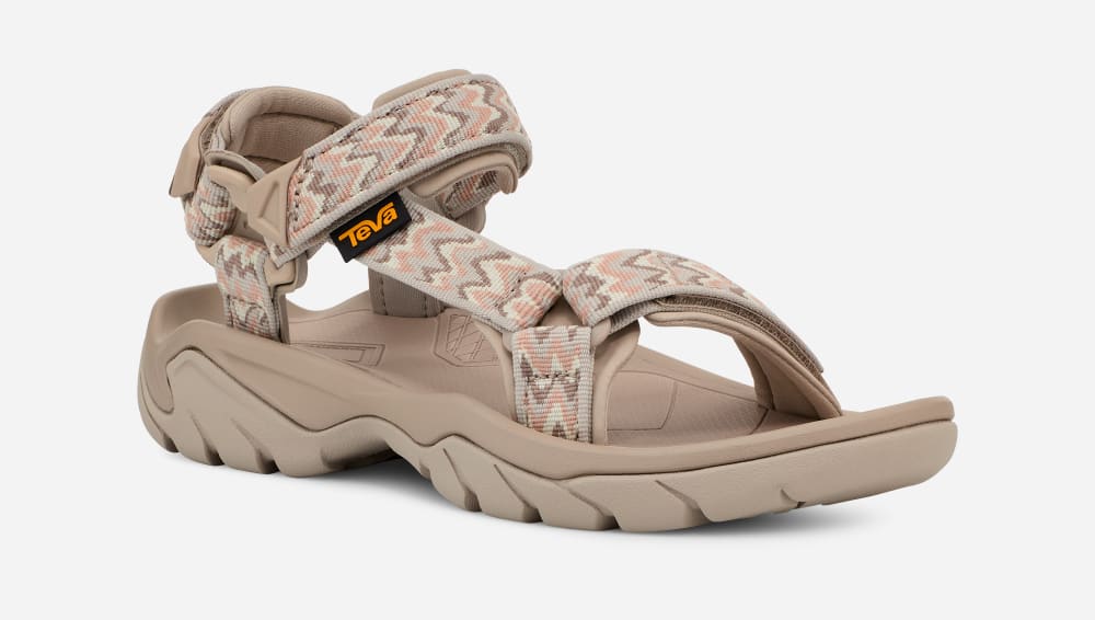 Teva Terra Fi 5 Universal Tursandaler Dame Beige | Norge-3278