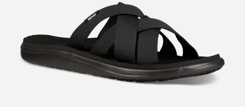 Teva Voya Badesandaler Dame Svarte | Norge-8941