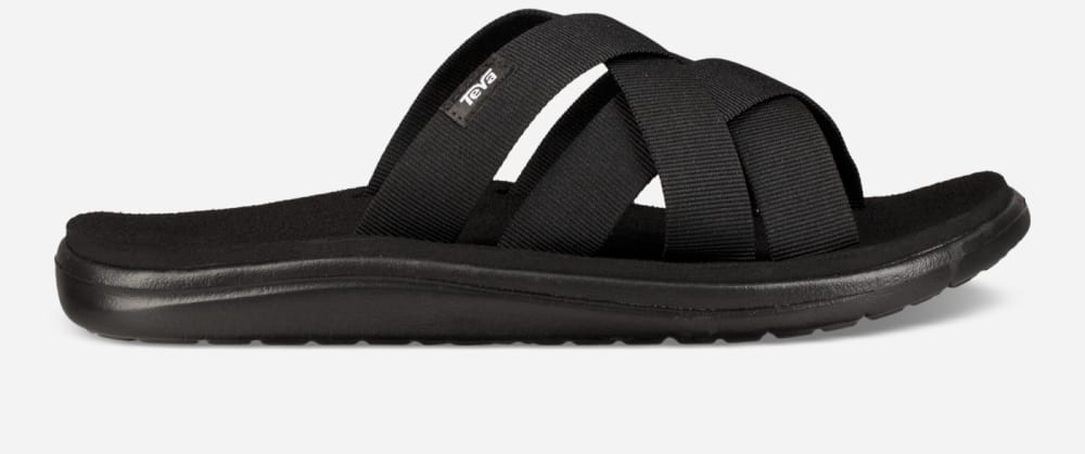 Teva Voya Badesandaler Dame Svarte | Norge-8941