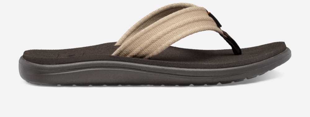 Teva Voya Canvas Flip Flops Herre Brune | Norge-2960