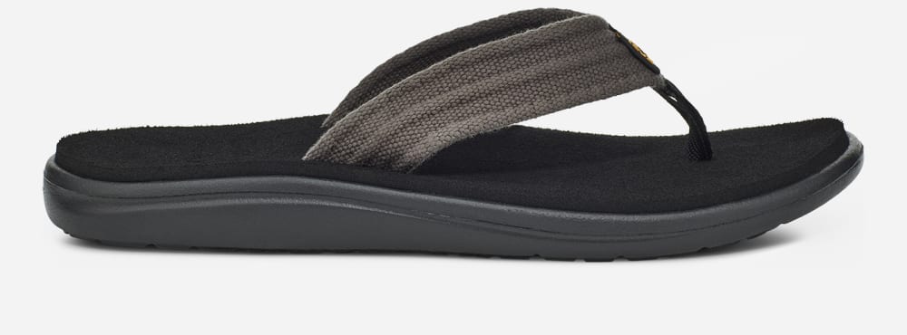 Teva Voya Canvas Flip Flops Herre Grå | Norge-2680