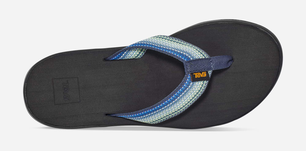 Teva Voya Flip Flops Dame Marineblå Multicolor | Norge-8145