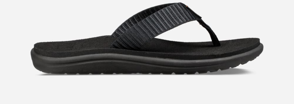 Teva Voya Flip Flops Dame Svarte | Norge-8761