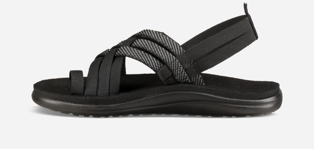 Teva Voya Strappy Sandaler Dame Svarte | Norge-6087