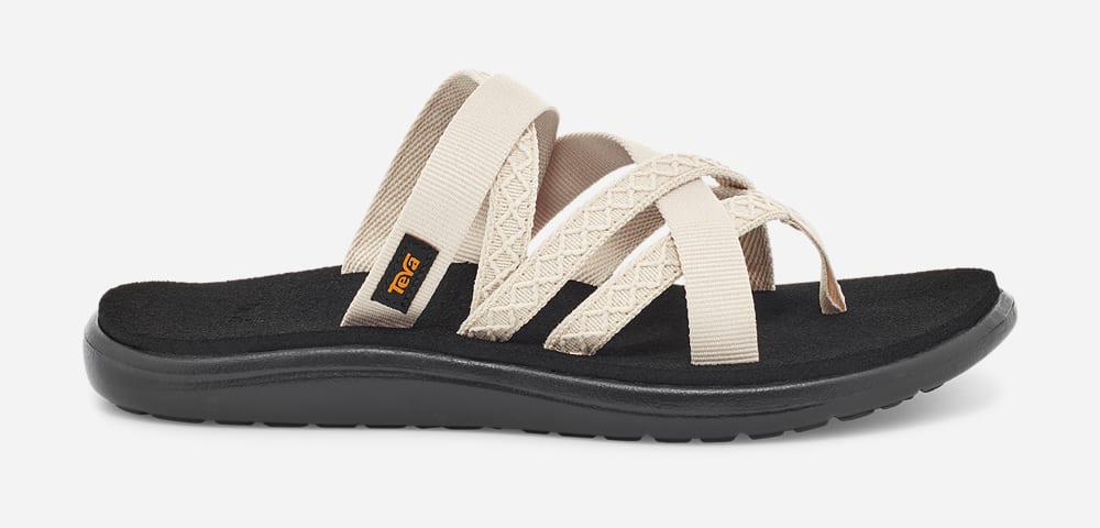 Teva Voya Zillesa Flip Flops Dame Hvite | Norge-6482