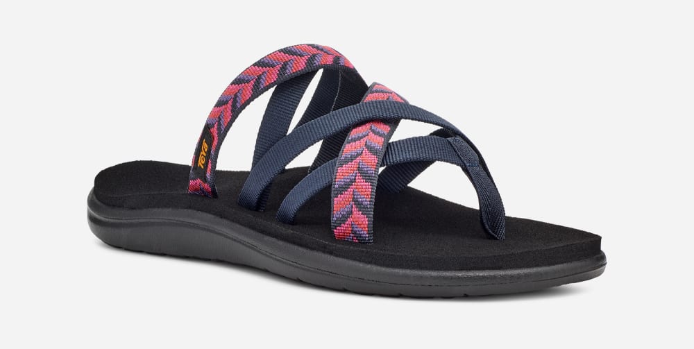 Teva Voya Zillesa Flip Flops Dame Marineblå | Norge-5872