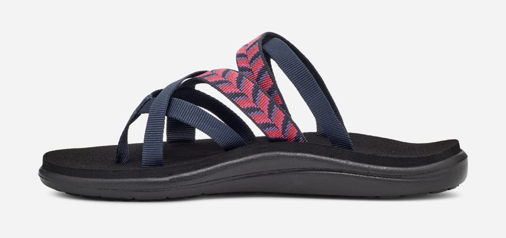 Teva Voya Zillesa Flip Flops Dame Marineblå | Norge-5872