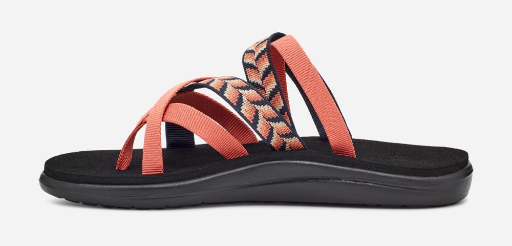 Teva Voya Zillesa Flip Flops Dame Oransje | Norge-9014