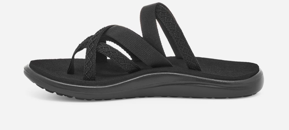 Teva Voya Zillesa Flip Flops Dame Svarte | Norge-6547