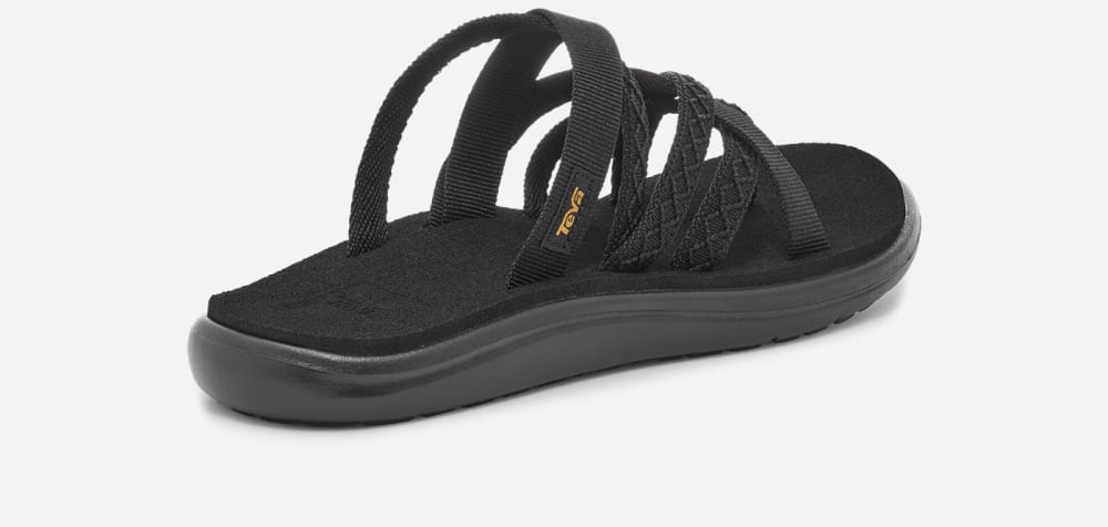 Teva Voya Zillesa Flip Flops Dame Svarte | Norge-6547