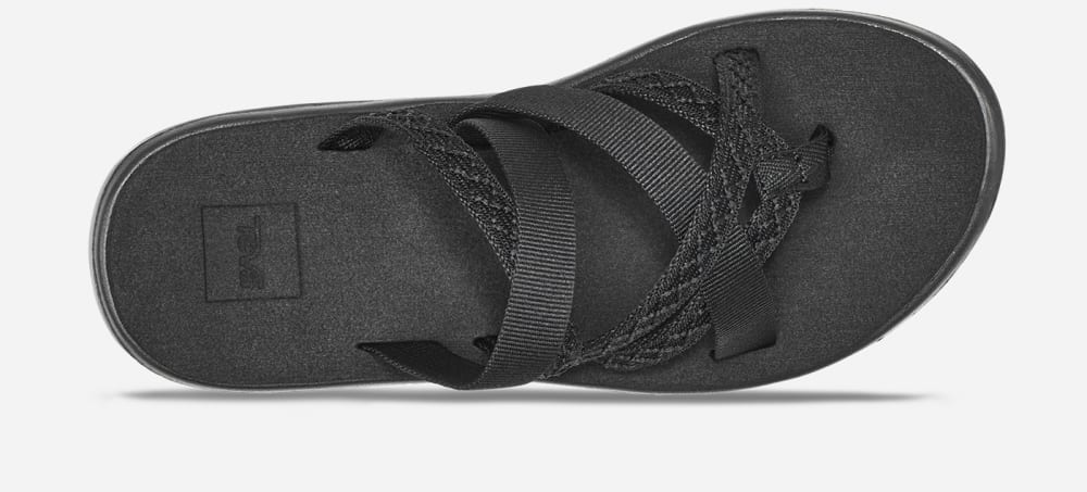 Teva Voya Zillesa Flip Flops Dame Svarte | Norge-6547