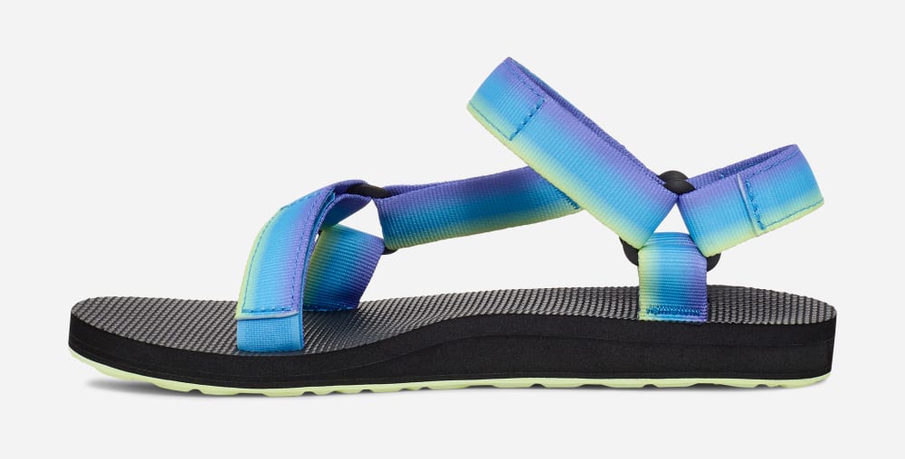 Teva W Original Universal Gradiate Sandaler Dame Grå Lyse Grønn | Norge-0498