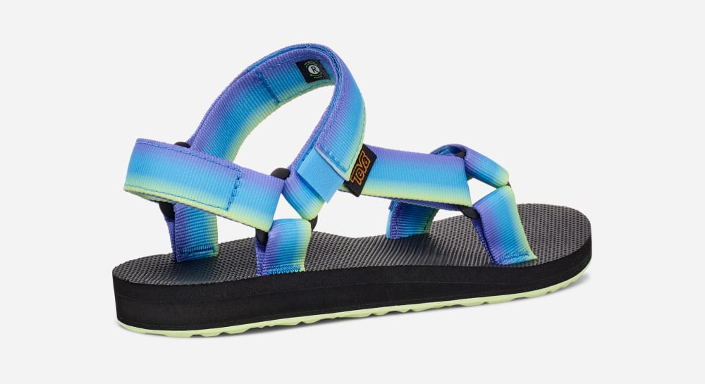 Teva W Original Universal Gradiate Sandaler Dame Grå Lyse Grønn | Norge-0498