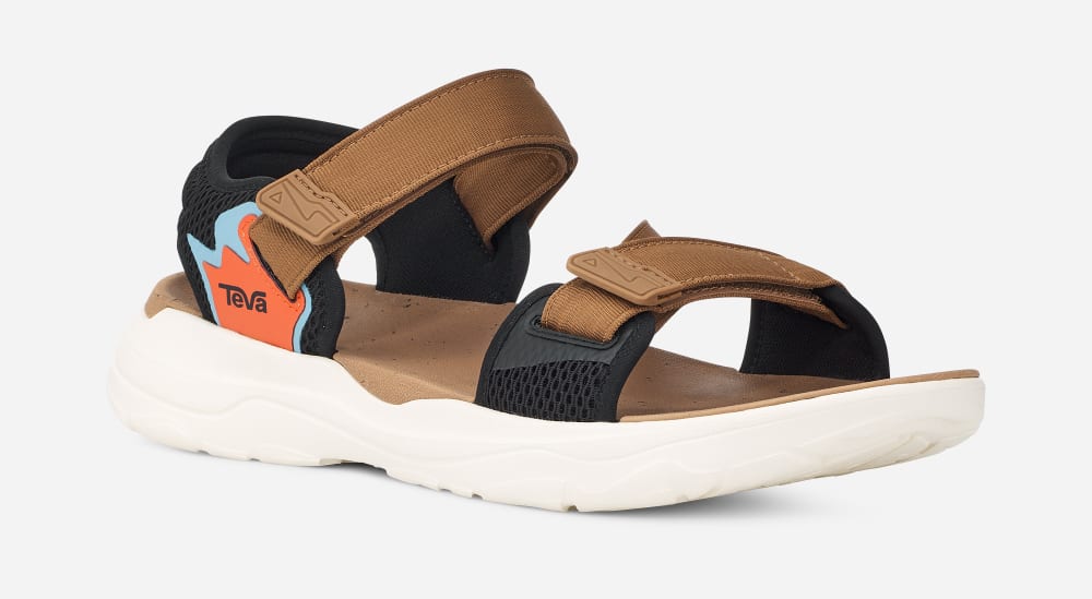 Teva Zymic Sandaler Herre Oransje Brune Svarte | Norge-7184