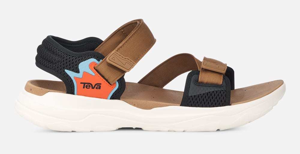 Teva Zymic Sandaler Herre Oransje Brune Svarte | Norge-7184