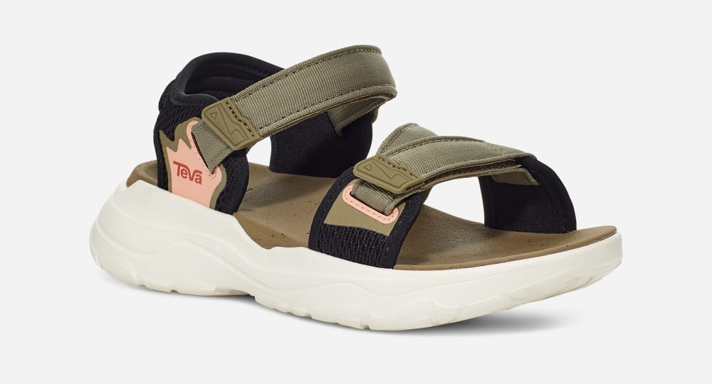 Teva Zymic Tursandaler Dame Khaki | Norge-6845