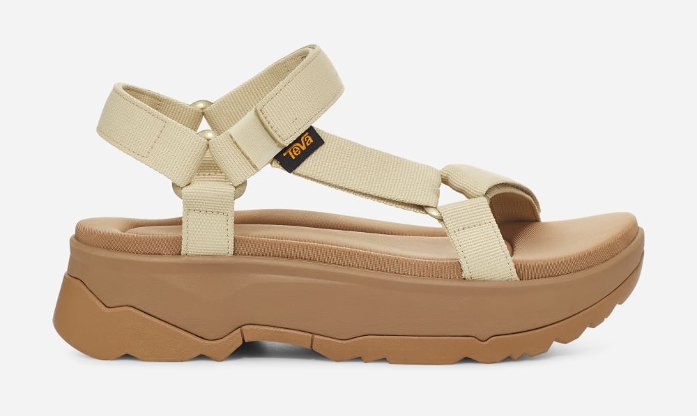 Teva Jadito Universal Platåsandaler Dame Beige | Norge-9352